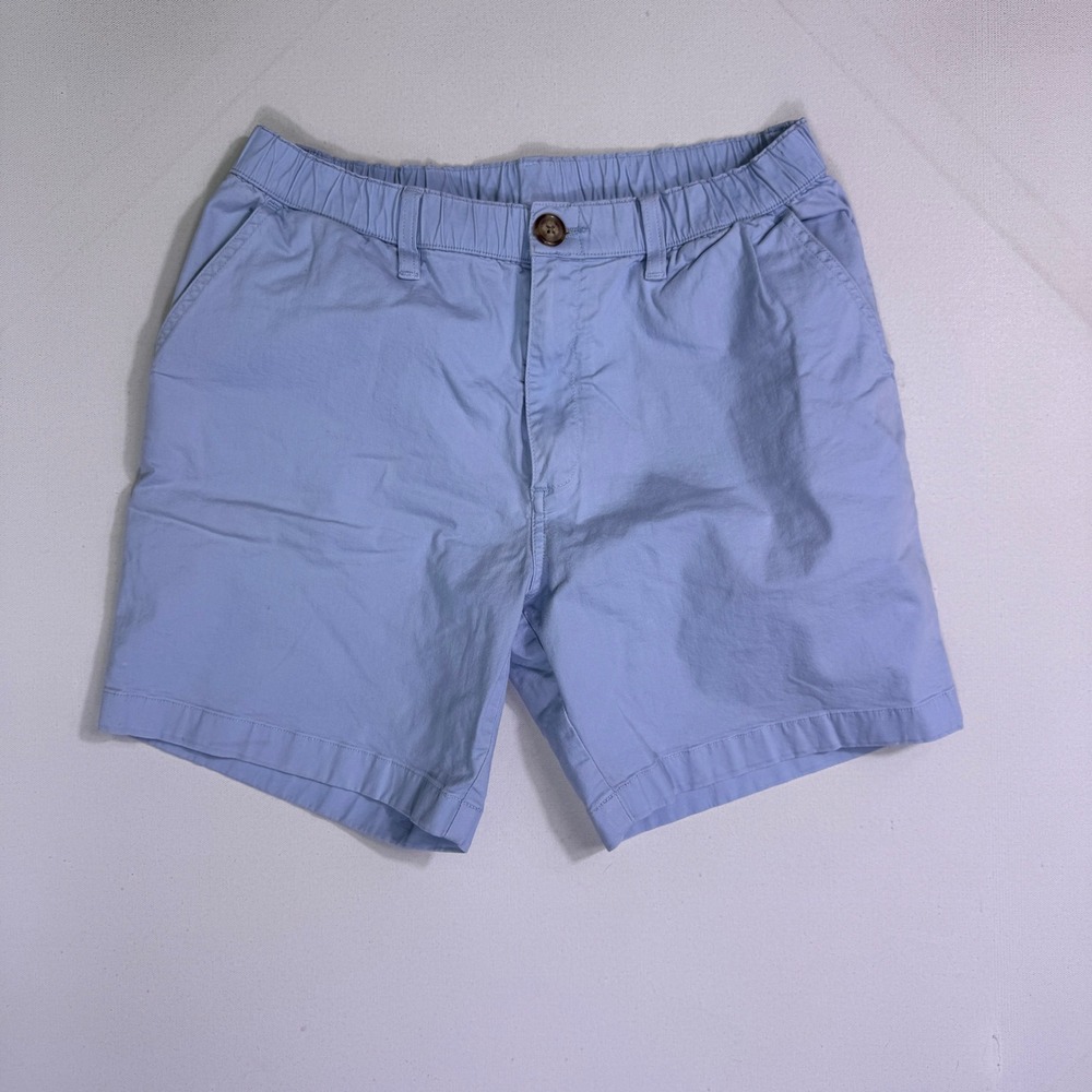 Chubbies Originals Thighs Out Shorts Mens Medium Light Blue 7" Inseam Coastal